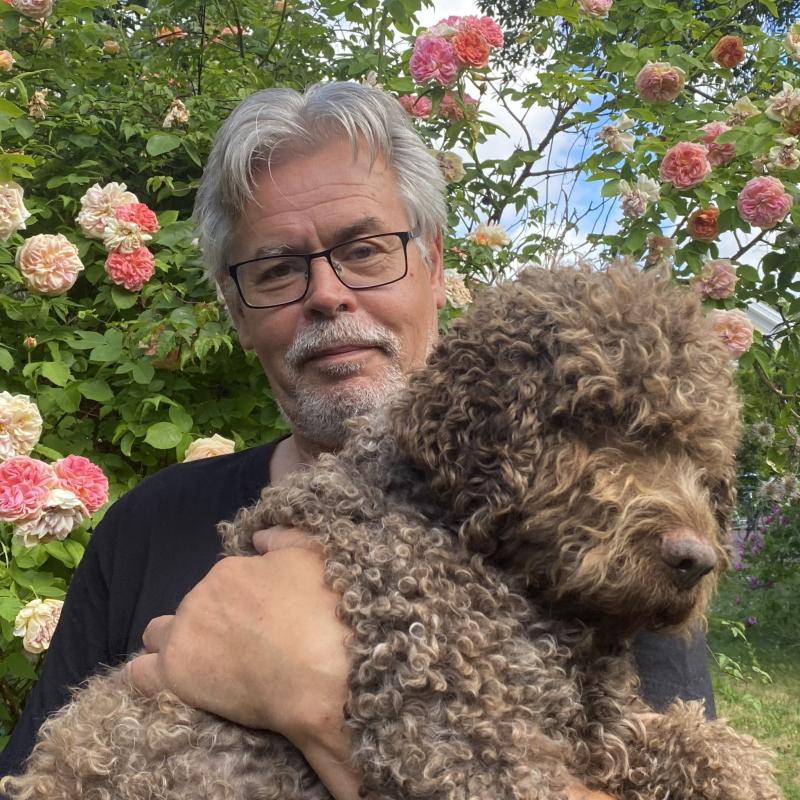 Jag och min hund Oliver  (lämnat oss, saknad)