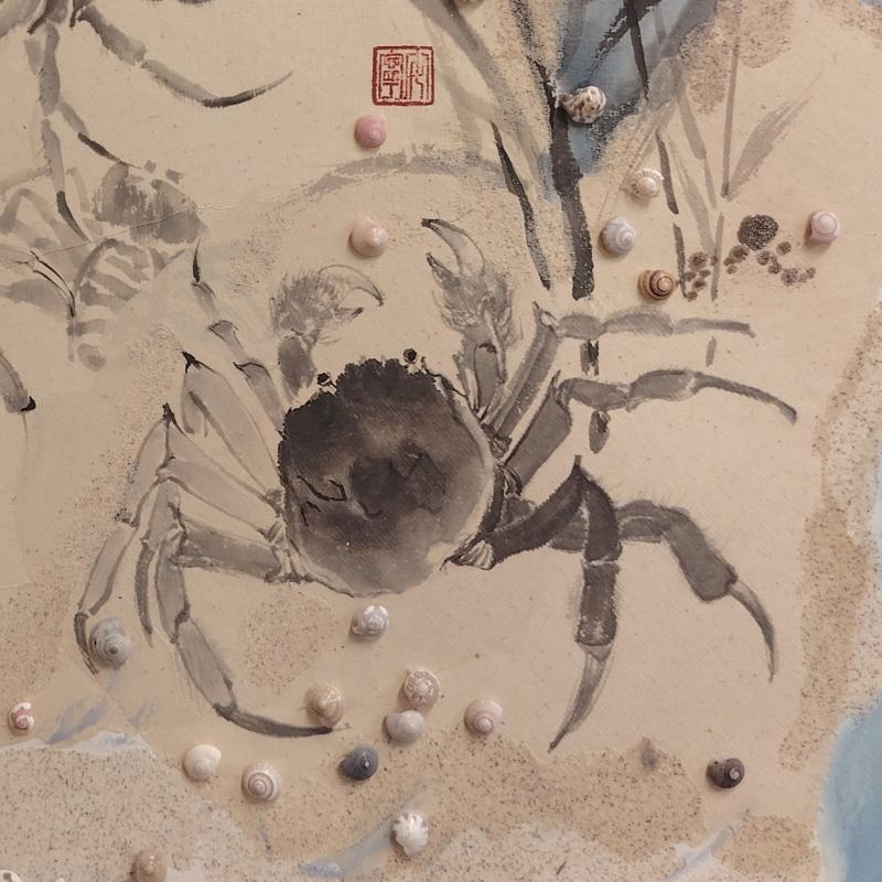 RAPURALLAA, Anne Rantanen, sekatekniikka, osa isommasta teoksesta 40 x 70 cm, vuosi 2026