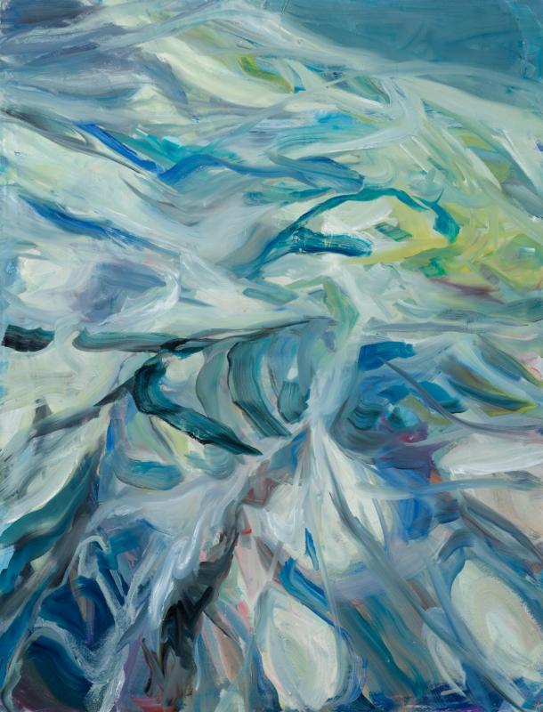 Så småningom 130 x 100  oil on canvas 2024