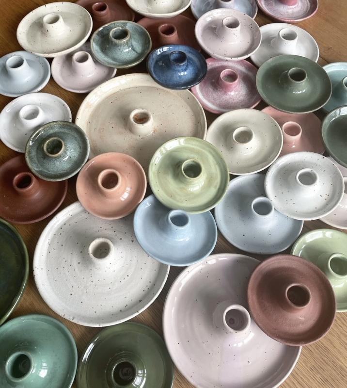 Johanna Falck, Lysa-kynttilänjalat, dreijattu kivitavara