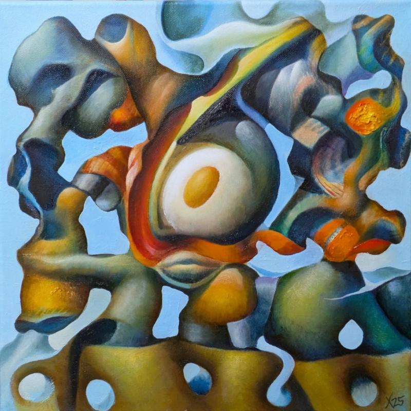 Methods of Dance - Oil on Canvas, 40x40cm, 2025