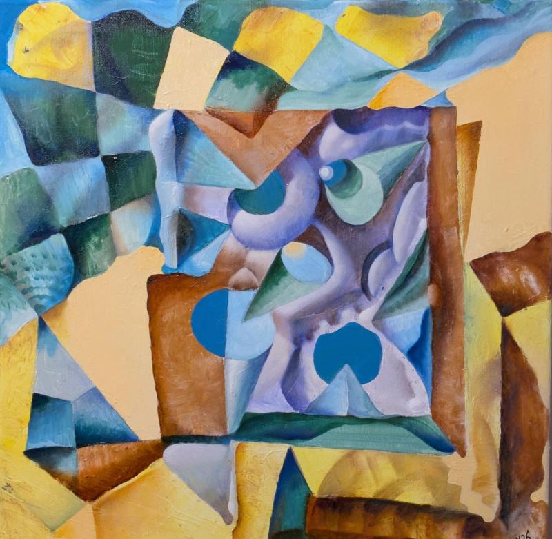 Frame by Frame - Oil on Canvas, 60x60cm, 2026 (In progress)