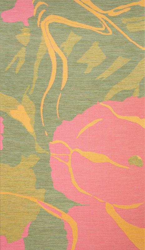 Sari Kettunen, Unenalainen, kankaankutominen/tekstiili, 94 x 54 x 5 cm, 2024