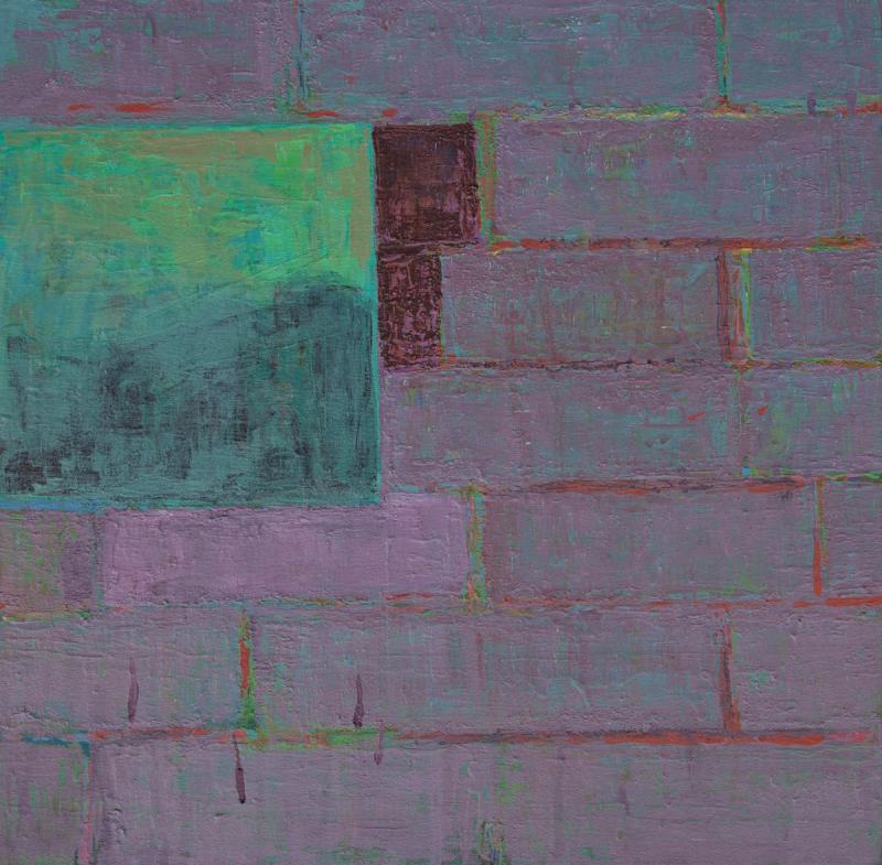 MarjaLeena Pohjola-Valkola  Tuhkaluukku Ainon pakarissa akryyli kankaalle  50x50 cm  2025