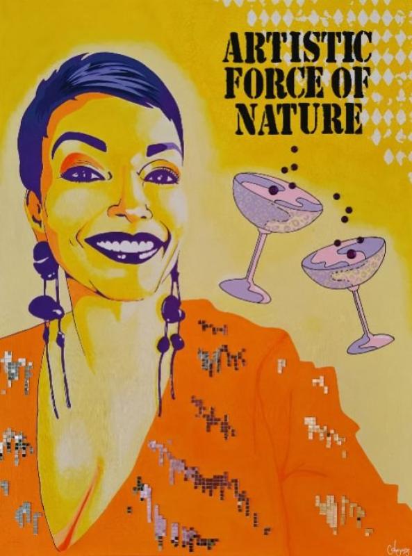 "Oma kuva" 2025 Akryyli levylle 80 x 60 cm