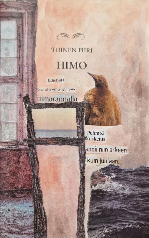 Paperikollaasi kirjan sivulle