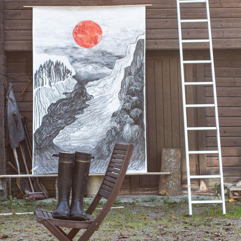 Ellos Eatnu / Låt älven leva / Anna joen virrata / Let the river flow
150cmx225cm
2023