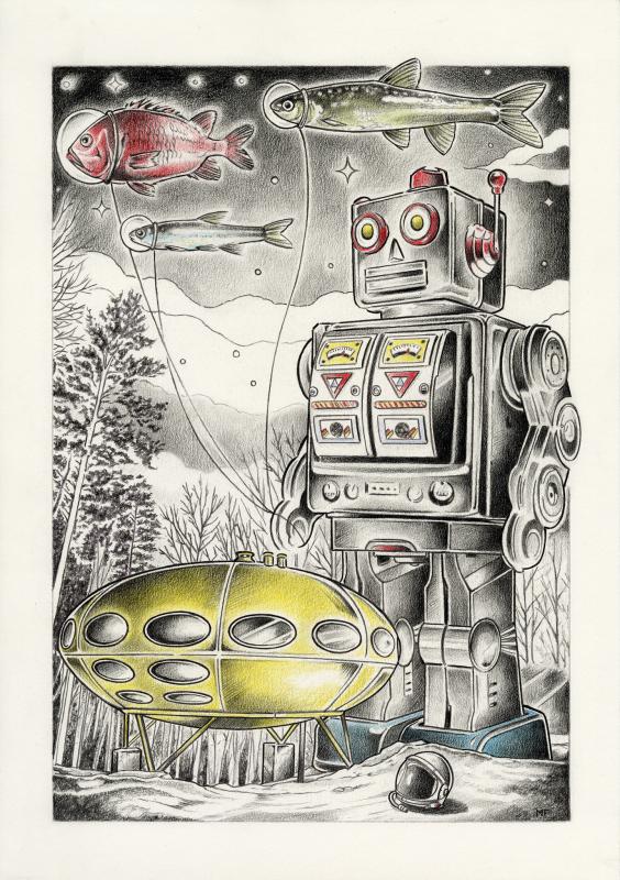 FUTURO     Martino Fraschini   42x29,7     pencil on paper