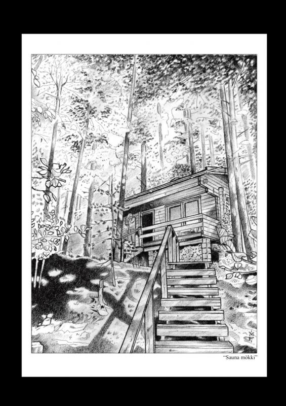 SAUNA MÖKKI   Martino Fraschini   29,7x21  pencil on paper