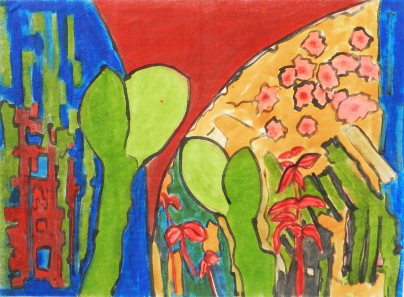 Pirjo Heino, Boscone 3, monopypia, 50x55