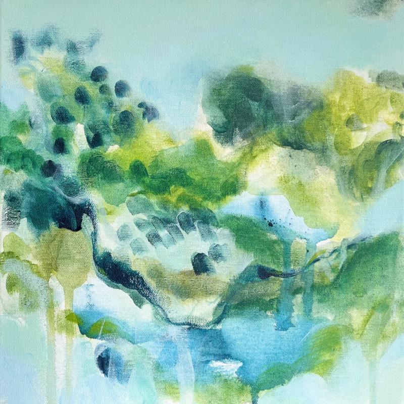 Aino Mikkonen, Lähteillä, akryyli, 30x30cm, 2025