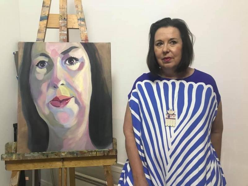 Minä ja tekemäni muotokuva itsestäni