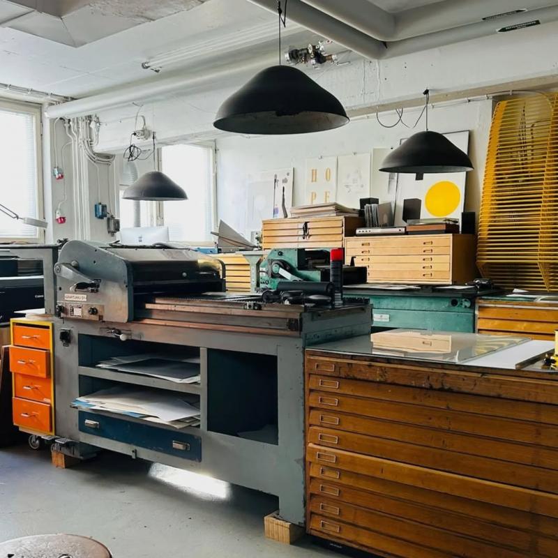 so_helsinki studio painokoneineen