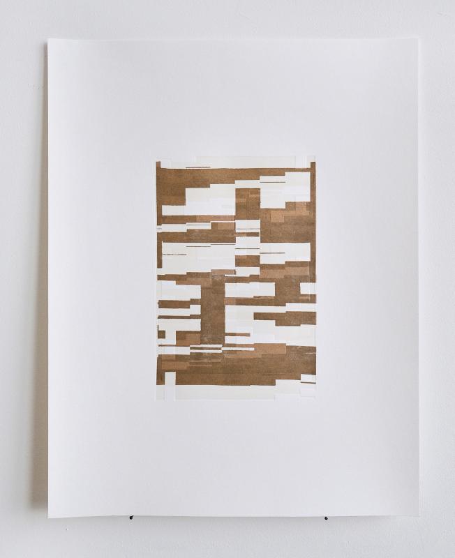 "Gold Digger" koko 48x38, polymeerigravyyri