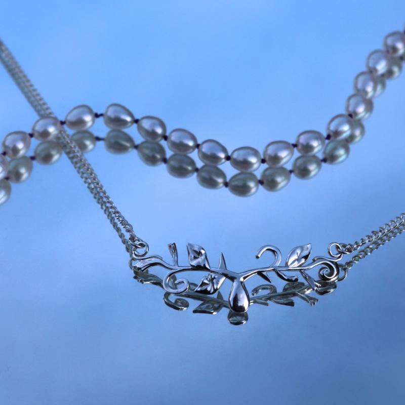 Aracelis Correa, Ruusu, 3D-mallinnus, 925 hopea, 2025