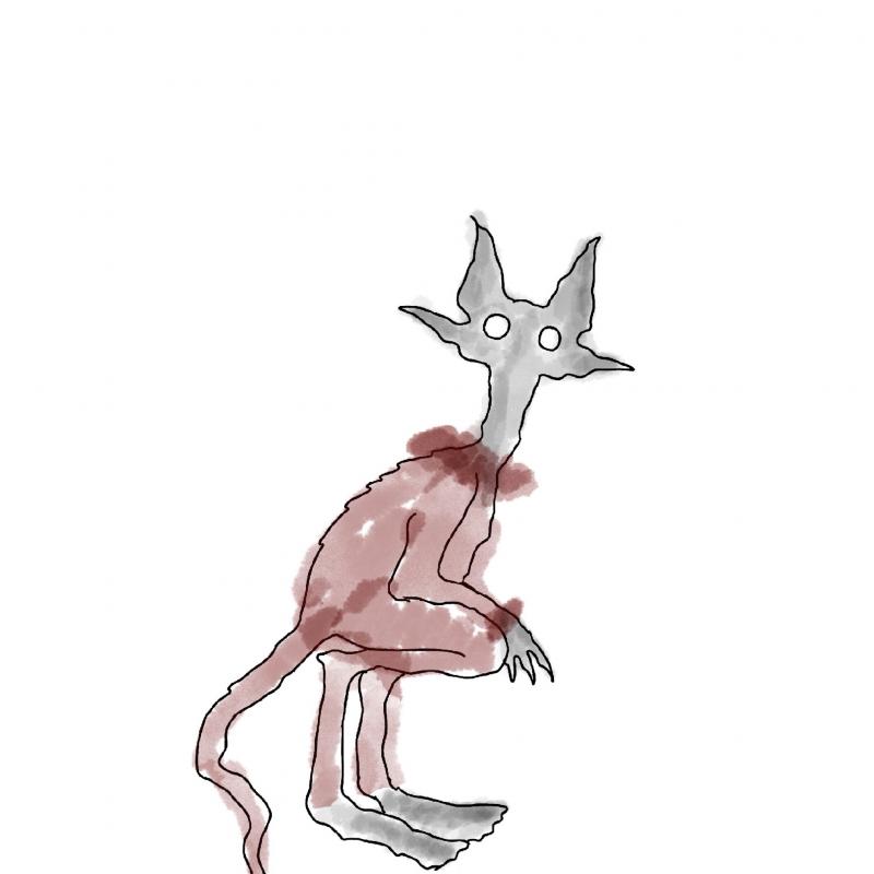 Linnea Korpi, Monster Cosima, digital illustration (Procreate), 2025