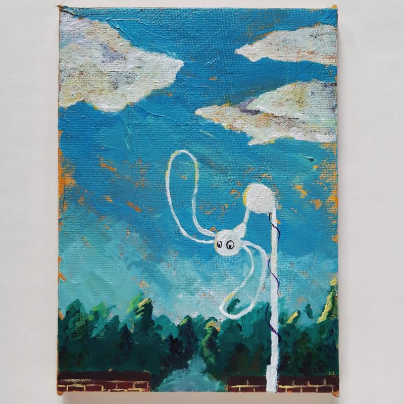 Observer, akryl, 2025