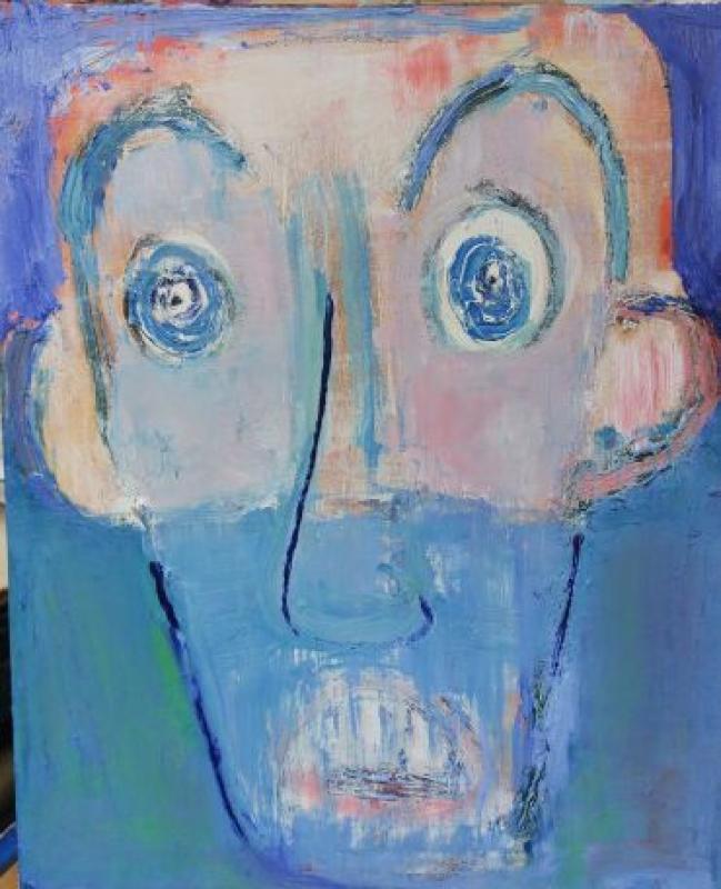 Milla Isomäki, Vesikauhu, öljy kankaalle, 60x50, 2024