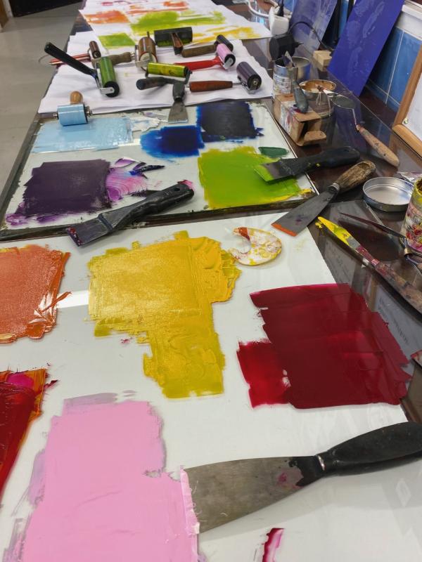 Arbete på g/ Työn touhussa /Work in progress