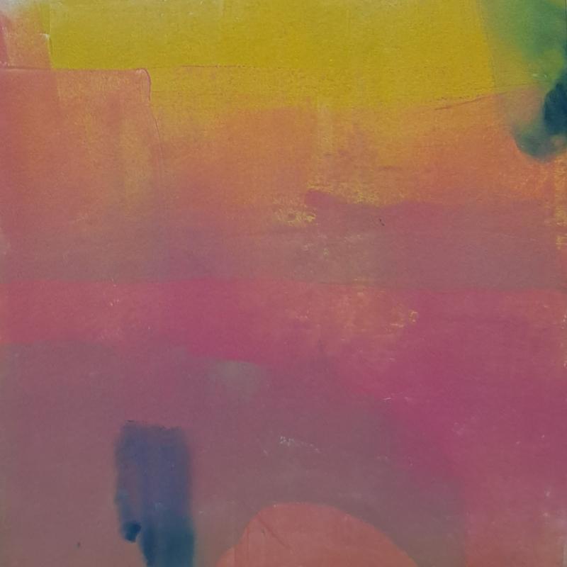 Tuija Arina-Sundelin, Caleo, olen lämmin,monotypia, 25x25, 2025