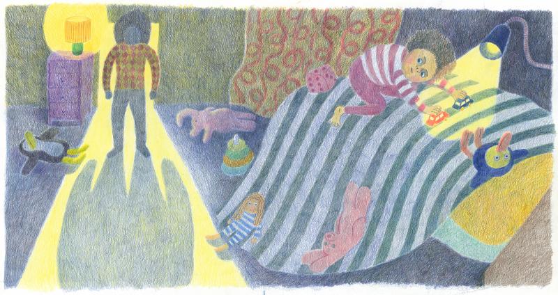 Kuvituskuva kirjaan Uninen, uneton yö