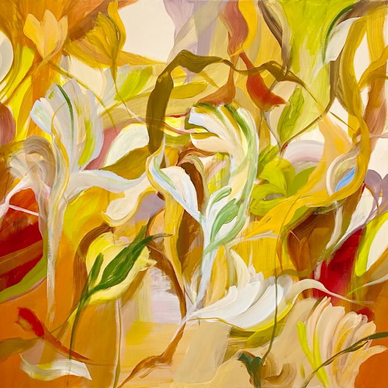 Anu Eskelin, Whispers 2026, akryyli kankaalle 80 x 100 cm