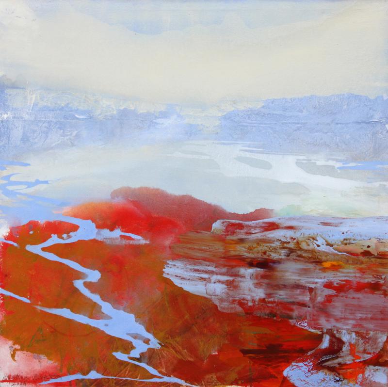 Höstvisan akryl 90x90cm