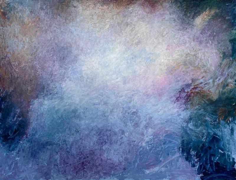 Kosketus, akryyli levylle, 2025, 120x80