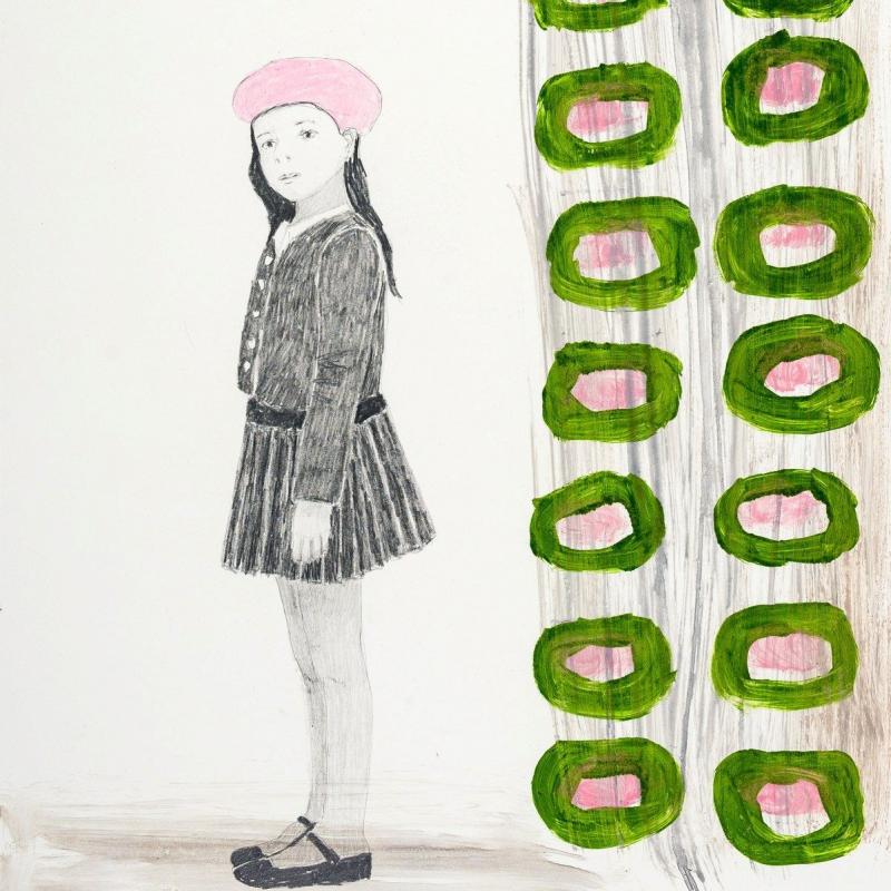 Kirsi Neuvonen Minun valintani III lyijykynäpiirros  50 x 40 cm