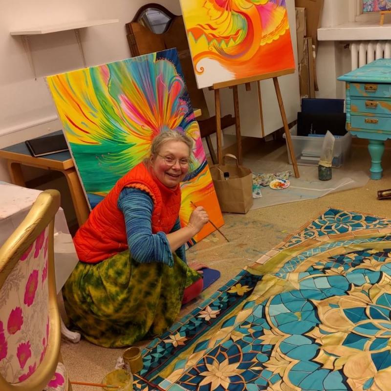 Minä työhuoneellani