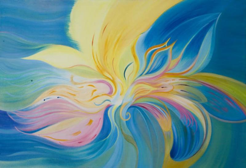 Talvipuutarhasta
105 cm x 140 cm
öljy kankaalle 2012