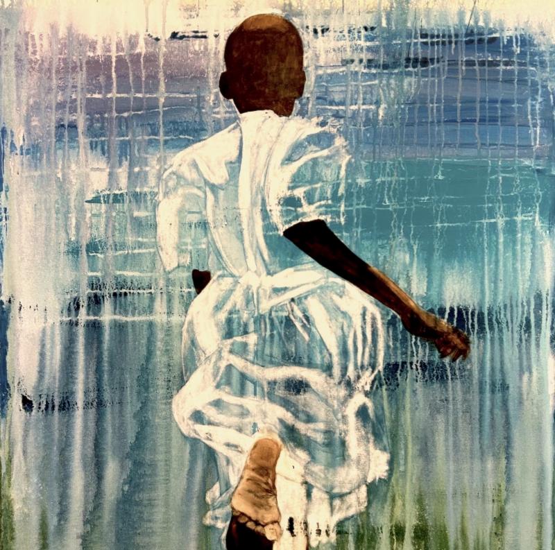 A Promise of Return. Tyg/Kangas/Canvas. Akryl/Akryyli/Acrylic. 80 x 100 cm.