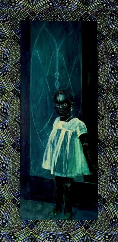 Silent Guardian. Tyg/Kangas/Canvas. Akryl/Akryyli/Acrylic. 60 x 120 cm.