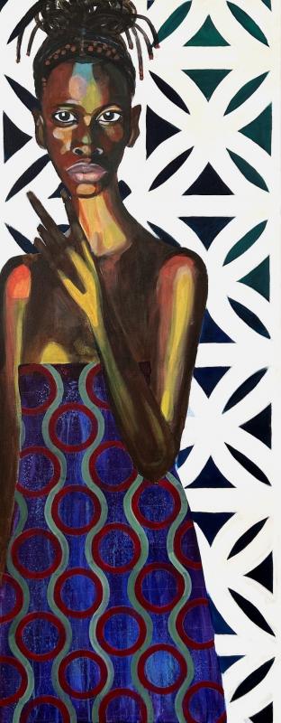 The Color of Light. Tyg/Kangas/Canvas. Akryl/Akryyli/Acrylic. 40 x 80 cm.