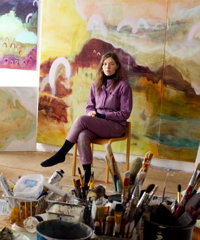 Jane Hughes, Studio Portrait, Image credit: Azar Saiyar