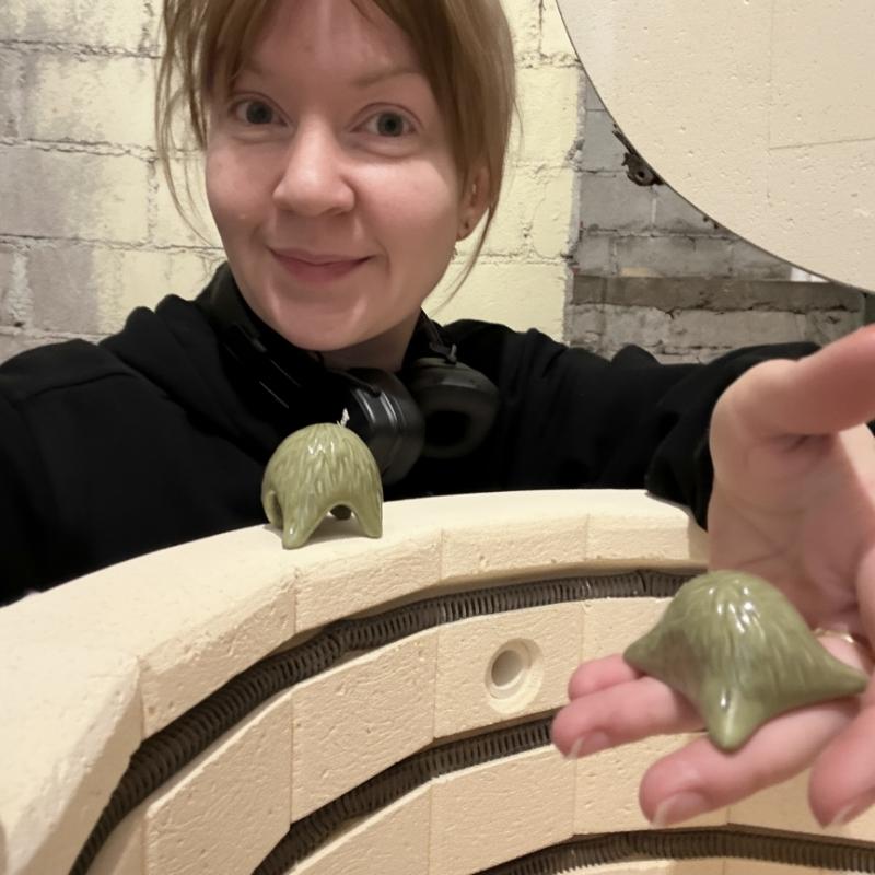 Nyfödda mini-ursprungsdjur ur Nicolina Eklunds ugn.