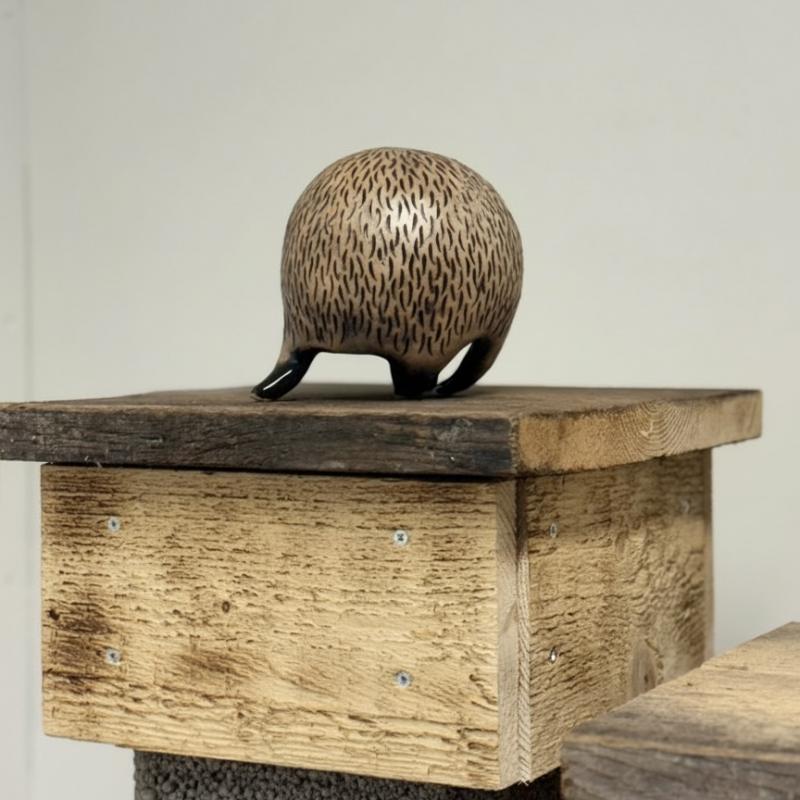 Ursprungsdjur i stangods av Nicolina Eklund, 15x15x18cm