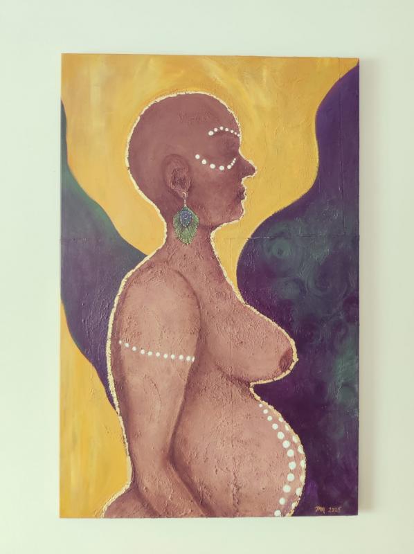 Tiina Miettinen
Feminine power
Struktuurimaalaus kankaalle
85x55cm
2025