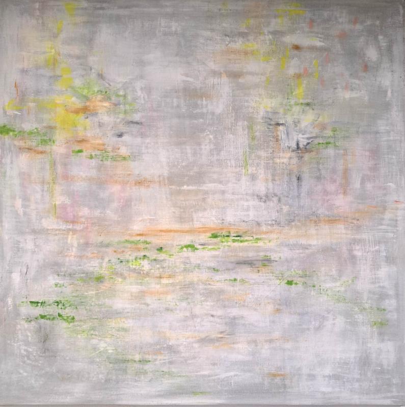 RitvaSirjala_Kevät_akryyli_pellavalle_110x110cm_2025