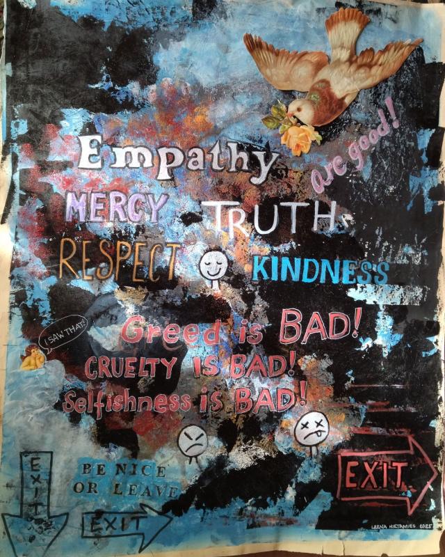 Leena Hietamies_juliste_50 x 70 cm_sekatekniikka_2025