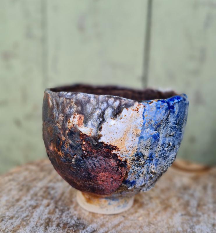 Tiina Nolte, Teekuppi, keramiikka, ca. 9x11 cm