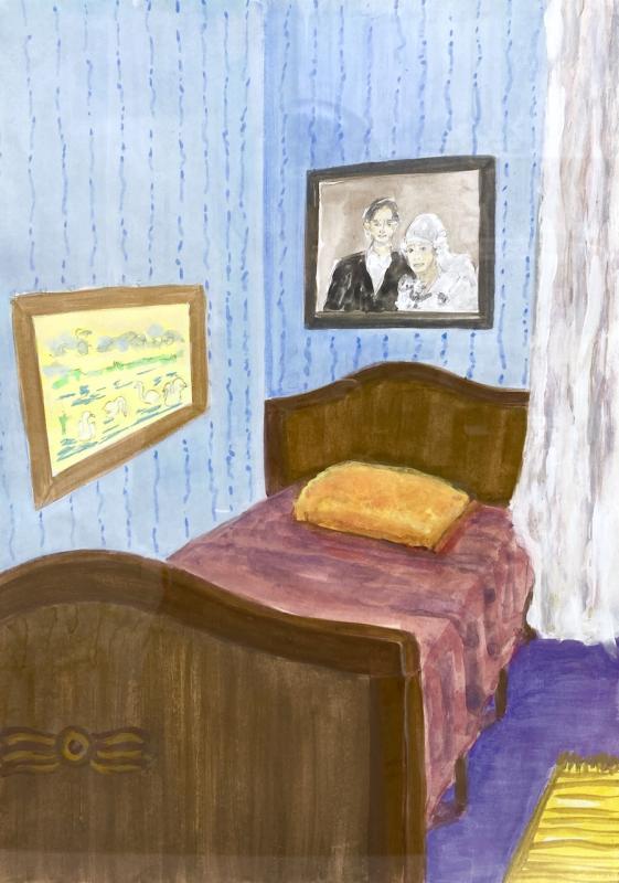 Lähekkäin, A3, guassi paperille, 2025