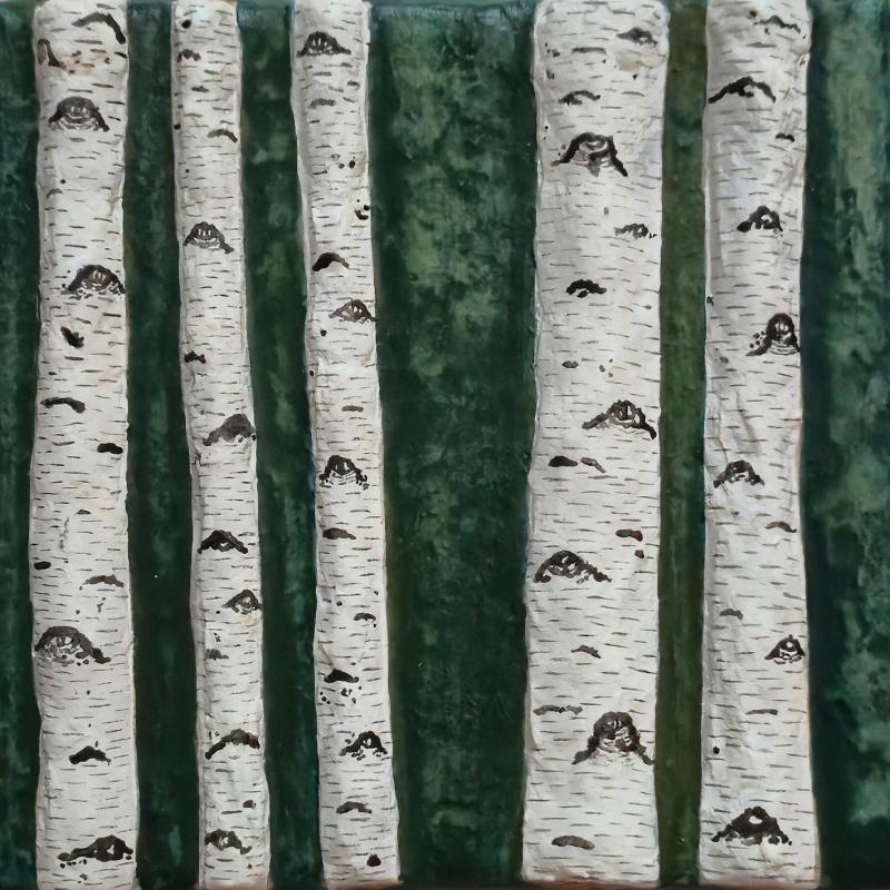 Heritage, skulptur och äggtempera på duk, 10 x 10 cm, 2026