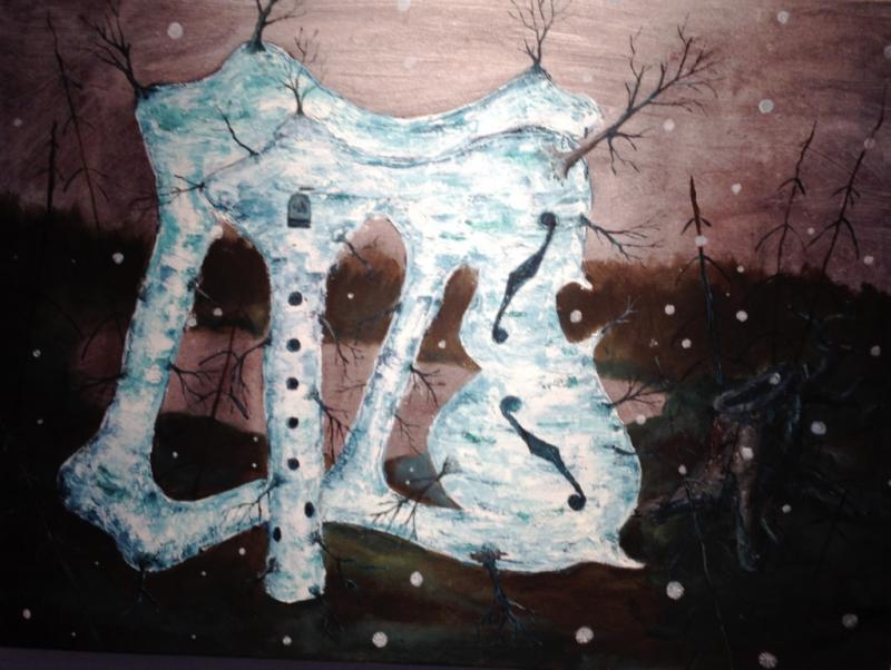 sent i November 60 x 80 olja 2011