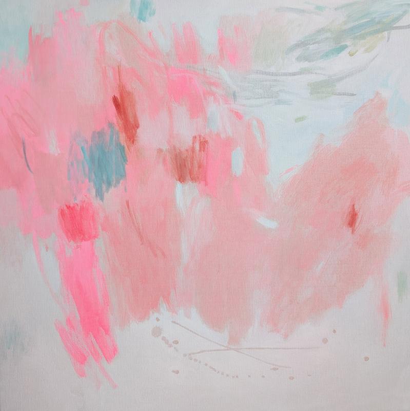 Kati Valkonen, Malttamattoman odotuksen päivä, tempera, 80x80 cm, 2026