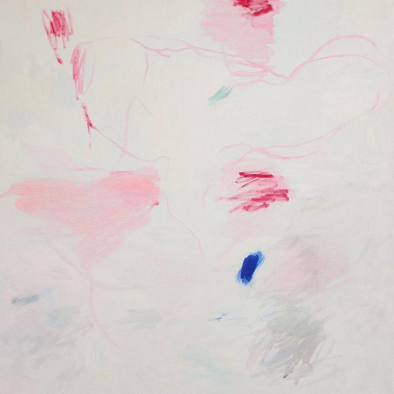 Kati Valkonen, Rauhassa, tempera, 80x80 cm, 2026