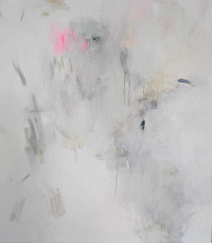 Kati Valkonen, Pause, tempera, 150x130 cm, 2025