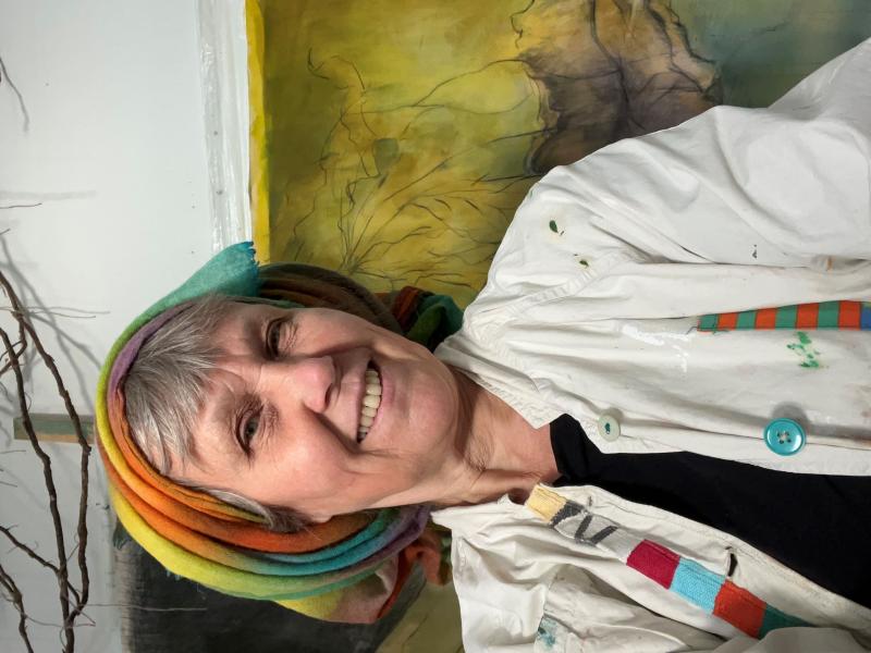 Kaisu Heikkilä työasussa