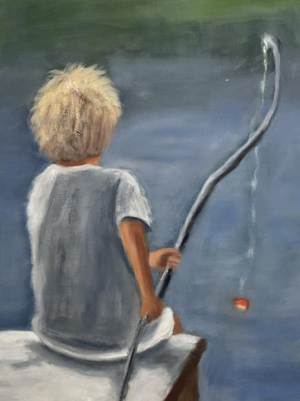 Tapani Piirto "Kauniina päivänä"  79*50 cm, öljyvärit kankaalle