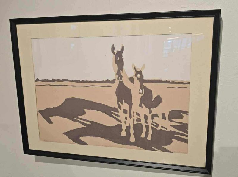 Serigrafi av Föl och sto, 2025